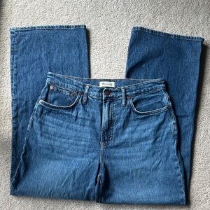 Madewell Perfect Vintage Wide Leg Jean in Hillson Wash Size 31